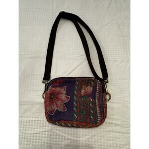 Sari Bari Fair Trade Bag Cross Body Purse Satchel Fanny Pack Boho Made in India